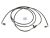 DT Spare Parts 1.28151 Schlauchleitung, Fahrerhauskippung, D: 8,3 mm, M12 x 1,5, M14 x 1,5, L: 2800 mm, L1: 2020 mm, 400 bar passend für Scania