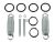 DT Spare Parts 1.31898 Reparatursatz, Bremsbacke passend für Scania