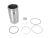 DT Spare Parts 1.33079 Zylinderlaufbuchse, mit Kolbenringen, d: 127 mm, D1: 139 mm, D2: 150 mm, L: 271,1 mm passend für Scania