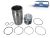 DT Spare Parts 1.33105 Kolben mit Laufbuchse, D: 127 mm passend für Scania