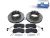 DT Spare Parts 1.35035 Bremsscheibensatz, mit Belägen, D: 430 mm, 10 bores, P: 237 mm, M16 x 1,5, H: 131 mm, S: 45 mm, s: 37 mm passend für Scania