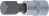 Bit-Einsatz | Antrieb Innenvierkant 6,3 mm (1/4