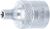 Steckschlüssel-Einsatz E-Profil | Antrieb Innenvierkant 10 mm (3/8