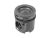 DT Spare Parts 2.10448 Kolben, komplett mit Ringen, D: 131 mm, L: 137,2 mm passend für Volvo