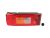 DT Spare Parts 2.24410 Rückleuchte, links, mit Kennzeichenleuchte, 24 V, Lb: 160 mm, L: 357 mm, H: 130 mm passend für Volvo