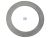 DT Spare Parts 2.40220 Abstandring, d: 38,5 mm, D: 53 mm, S: 1,6 mm passend für Multimarken