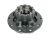DT Spare Parts 2.65277 Radnabe, mit Lager, d1: 148 mm, d2: 148 mm, D: 384 mm, 10 bores, b: 25 mm, H: 192 mm passend für Volvo