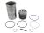 DT Spare Parts 2.90078 Kolben mit Laufbuchse, D: 131 mm passend für Volvo
