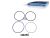 DT Spare Parts 2.91142 Dichtringsatz, Laufbuchse, d1: 141 mm, d2: 143 mm, H1: 2,5 mm, H2: 5,8 mm passend für Multimarken