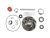 DT Spare Parts 2.91521 Reparatursatz, Wasserpumpe, DI: 139 mm passend für Volvo