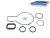 DT Spare Parts 2.91541 Dichtsatz, Wasserpumpe passend für Volvo