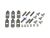 DT Spare Parts 2.93401 Reparatursatz, Hauptwelle passend für Volvo