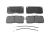 DT Spare Parts 2.94070 Scheibenbremsbelagsatz, W: 175,5 mm, S: 22 mm, H: 78 mm passend für Multimarken