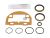 DT Spare Parts 2.94131 Reparatursatz, Z-cam passend für Multimarken