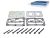 DT Spare Parts 2.94441SP Reparatursatz, Kompressor, mit 2 Bohrungen passend für Multimarken
