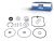 DT Spare Parts 2.94567 Reparatursatz, EBS Ventil passend für Volvo
