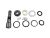 DT Spare Parts 2.95015 Achsschenkelbolzensatz, mit Lager, D1: 60 mm, D2: 40 mm, M40 x 1,5, L: 231,5 mm passend für Volvo