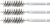 Stahlbürste | 14 mm | Antrieb Außensechskant 6,3 mm (1/4