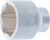Steckschlüssel-Einsatz Sechskant | Antrieb Innenvierkant 20 mm (3/4