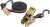 Knarren-Spannband | mit 2 schweren Haken | 5 m x 24 mm BGS3553