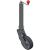 Stützrad Ø 60 mm, feuerverzinkt, o. Flansch, Vollgummibereifung 375161095 Suer