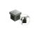 Kunststoff Stopfen 22 x 22 mm, schwarz, für Kabelkanal 564040 380564022 Suer