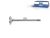 DT Spare Parts 3.13004 Auslassventil, D1: 9 mm, D2: 46 mm, L: 153,7 mm, ?: 45 ° passend für MAN