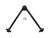 DT Spare Parts 3.66836 V-Strebe, D: 48 mm, b1: 19 mm, b2: 21 mm, Lb1: 145 mm, Lb2: 130 mm, L: 782 mm passend für MAN