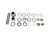 DT Spare Parts 3.96222 Achsschenkelbolzensatz passend für MAN
