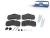 DT Spare Parts 3.96405 Scheibenbremsbelagsatz, W: 210,5 mm, S: 30 mm, H: 92,5 mm passend für Multimarken