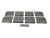 DT Spare Parts 3.96436 Trommelbremsbelagsatz, Achssatz, D: 410 mm, W: 220 mm, S: 17 mm passend für MAN