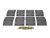 DT Spare Parts 3.96449 Trommelbremsbelagsatz, Achssatz - Übergröße, D: 360 mm, W: 140 mm, S: 18,3 mm passend für MAN