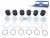 DT Spare Parts 3.96459 Reparatursatz, Bremssattel passend für Multimarken