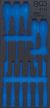 Werkstattwageneinlage 1/3 | leer | für Art. 4131 BGS4131-1