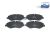 DT Spare Parts 4.00521 Scheibenbremsbelagsatz passend für Mercedes-Benz