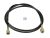 DT Spare Parts 4.10344 Schlauchleitung, Fahrerhauskippung, D: 5,9 mm, M12 x 1,5, M12 x 1,5, L: 1380 mm, L1: 1380 mm, 250 bar passend für Multimarken