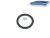DT Spare Parts 4.20282 Dichtung, Öleinfüllstutzen, d: 47,5 mm, D: 59 mm, Ls: 2,3 mm passend für Mercedes-Benz
