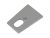 DT Spare Parts 4.61325 Sicherungsblech, L: 54 mm, W: 28 mm, S: 3,5 mm passend für Multimarken