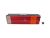 DT Spare Parts 4.62376 Rückleuchte, links, mit Kennzeichenleuchte, P21W, L: 465 mm, H: 135 mm, R5W, 12/24 V passend für Mercedes-Benz