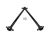 DT Spare Parts 4.65066 V-Strebe, D: 46 mm, b1: 25 mm, b2: 23 mm, Lb1: 152 mm, Lb2: 130 mm, L: 762 mm passend für Mercedes-Benz