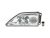 DT Spare Parts 4.66222 Hauptscheinwerfer, links, mit Glühlampen, 24 V, H1/H1 passend für Mercedes-Benz