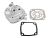 DT Spare Parts 4.66537 Zylinderkopf, Kompressor, komplett passend für Mercedes-Benz