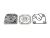 DT Spare Parts 4.66547 Ventilplatte passend für Mercedes-Benz