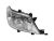 DT Spare Parts 4.67951 Hauptscheinwerfer, rechts, ohne Glühlampen, 12 V, H1 passend für Mercedes-Benz