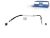 DT Spare Parts 4.69755 Abgastemperatursensor, M14 x 1,5, SW: 17, L: 325 mm, L: 235 mm, ?: 90 °, 2 poles passend für Mercedes-Benz