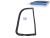 DT Spare Parts 4.80125 Dichtrahmen, Seitenfenster, rechts passend für Mercedes-Benz