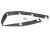 DT Spare Parts 4.80168 Kotflügelgummi, links passend für Mercedes-Benz