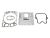 DT Spare Parts 4.90785 Zylinderkopfdichtsatz passend für Mercedes-Benz