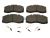 DT Spare Parts 4.90931 Scheibenbremsbelagsatz, W: 175 mm, S: 22 mm, H: 85,5 mm passend für Multimarken