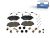 DT Spare Parts 4.90938 Scheibenbremsbelagsatz, mit Zubehör, W: 163,3 mm, S: 20,5 mm, H: 67 mm passend für Multimarken